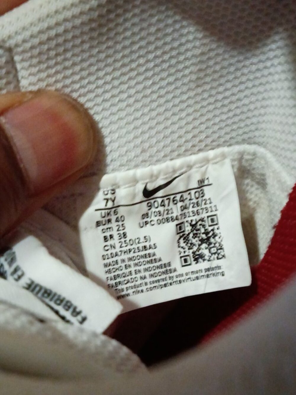 Youth Nike Cortez 72 Forrest Gump White Leather Red Swoosh 904764-103 Size 7Y - Picture 2 of 14